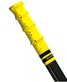 Einddop voor ijshockeystick RocketGrip Hole Color Grip Yellow/Black