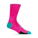 Fietssokken Giro HRC  Team Neon Pink/Screaming Teal