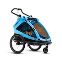 Fietstrailer TaXXi S'Cool Kids Elite two Blue