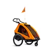 Fietstrailer TaXXi S'Cool Kids Pro two Orange