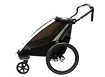 Fietstrailer Thule Chariot Lite double Aluminum/Agave