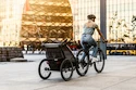 Fietstrailer Thule Chariot Lite double Aluminum/Agave