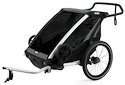 Fietstrailer Thule Chariot Lite double Aluminum/Agave