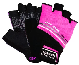 Fitness handschoenen Power System Fitness Rukavice Fit Girl Evo Růžové