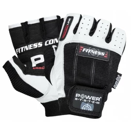 Fitness handschoenen Power System Fitness Rukavice Fitness Černobílé