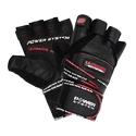 Fitness handschoenen Power System  Fitness Rukavice Ultimate Motivation Černočervené