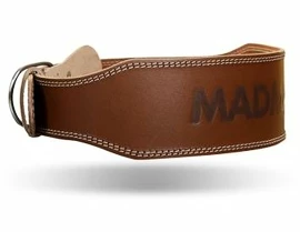 Fitnessriem MadMax Opasek celokožený full leather MFB246 hnědý