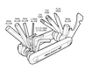 Gereedschap Blackburn  Grid 13 Mini Tool