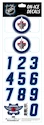 Helmnummers Sportstape  ALL IN ONE HELMET DECALS - WINNIPEG JETS