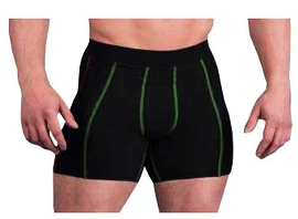 Heren boxershort MadMax Kompresní trenky MSW905 černozelené