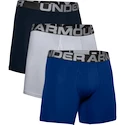 Heren boxershort Under Armour  Charged Cotton 6in 3 Pack-BLU S