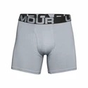 Heren boxershort Under Armour  Charged Cotton 6in 3 Pack-GRY