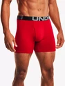 Heren boxershort Under Armour  Charged Cotton 6in 3 Pack-RED