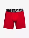 Heren boxershort Under Armour  Charged Cotton 6in 3 Pack-RED