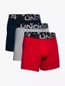 Heren boxershort Under Armour  Charged Cotton 6in 3 Pack-RED