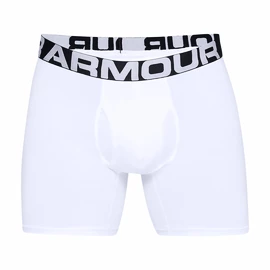 Heren boxershort Under Armour Charged Cotton 6in 3 Pack-WHT