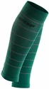 Heren compressie hardloopkousen schenen CEP  Reflective Green