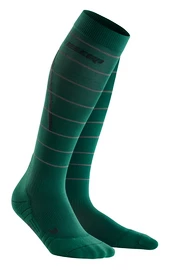 Heren compressiekousen CEP Reflective Reflective Green