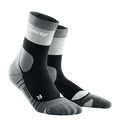 Heren compressiesokken CEP Hiking Light Merino Mid Cut Stone Grey/Grey