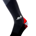 Heren compressiesokken McDavid  Elite Active Compression Socks 8842 Black/Scarlet