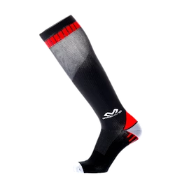 Heren compressiesokken McDavid Elite Active Compression Socks 8842 Black/Scarlet