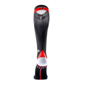 Heren compressiesokken McDavid  Elite Active Compression Socks 8842 Black/Scarlet