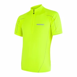 Heren fietsshirt Sensor Cyklo Entry Neon Yellow