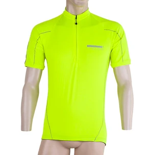 Heren fietsshirt Sensor  Cyklo Entry Neon Yellow S