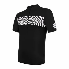 Heren fietsshirt Sensor Cyklo Miles Black