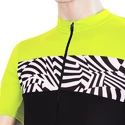 Heren fietsshirt Sensor  Cyklo Miles Black/Neon Yellow