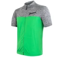 Heren fietsshirt Sensor  Cyklo Motion Grey/Green