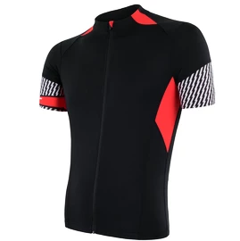 Heren fietsshirt Sensor Cyklo Race Black/Red