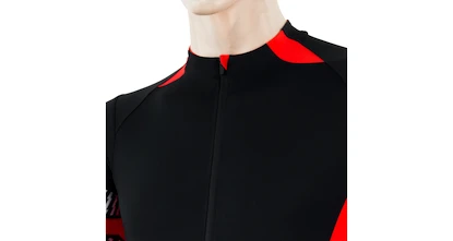 Heren fietsshirt Sensor  Cyklo Race Black/Red