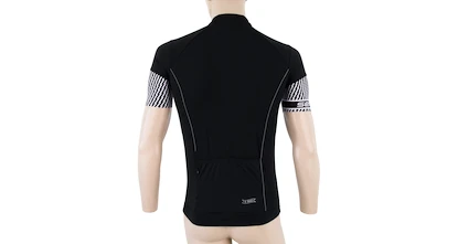 Heren fietsshirt Sensor  Cyklo Race Black/White