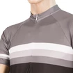 Heren fietsshirt Sensor  Cyklo Summer Stripe Black/Grey