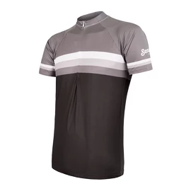 Heren fietsshirt Sensor Cyklo Summer Stripe Black/Grey