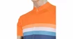 Heren fietsshirt Sensor  Cyklo Summer Stripe Blue/Orange