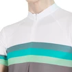 Heren fietsshirt Sensor  Cyklo Summer Stripe Grey/Green