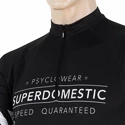 Heren fietsshirt Sensor  Cyklo Superdomestic Black