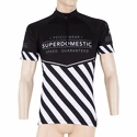 Heren fietsshirt Sensor  Cyklo Superdomestic Black