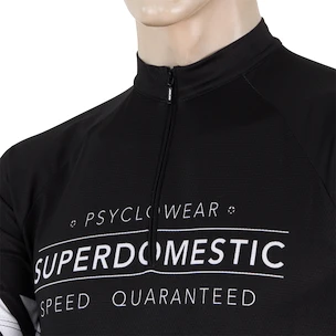 Heren fietsshirt Sensor  Cyklo Superdomestic Black L