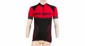 Heren fietsshirt Sensor  Cyklo Team Up Black/Red