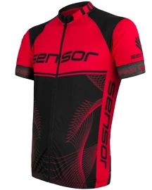 Heren fietsshirt Sensor Cyklo Team Up Black/Red