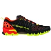 Heren hardloopschoenen La Sportiva Bushido II Black/Goji