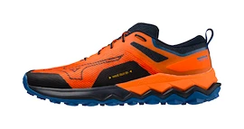 Heren hardloopschoenen Mizuno Wave Ibuki Wave Ibuki 4 Tigerlily/Dress Blues/Snorkel Blue