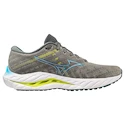 Heren hardloopschoenen Mizuno  Wave Inspire 19 Ghost Gray/Jet Blue/Bolt 2 (Neon)