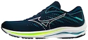 Heren hardloopschoenen Mizuno  Wave Rider 25 Gibraltar Sea/White  UK 11,5