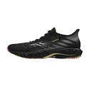 Heren hardloopschoenen Mizuno  Wave Rider 28 Black / Silver / Sunny Lime