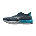 Heren hardloopschoenen Mizuno  Wave Sky 8 Blue Wing Teal / Neo Silver / River Blue