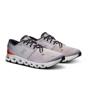 Heren hardloopschoenen On  Cloud X 4 Silver/Flame